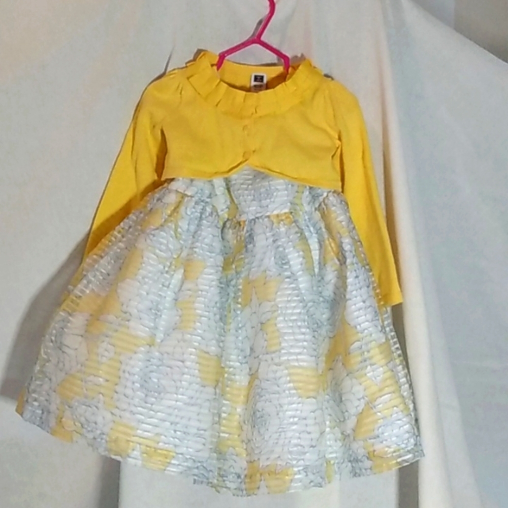 Janie and Jack dress and bolero sweater